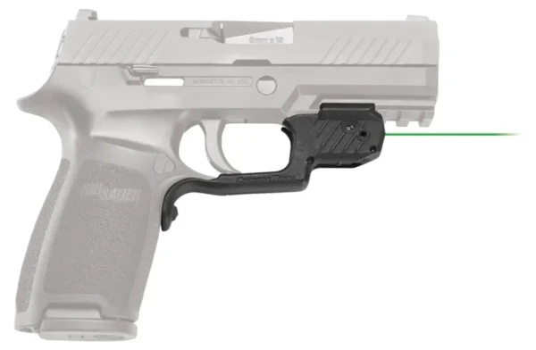 Crimson Trace 0177801 Laserguard  Fits Sig P320 (Except Subcompact)/M17/M18, Green Laser Black Polymer