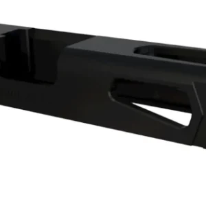 Rival Arms RA10G102A Precision Slide A1 QPQ Black 17-4 Stainless Steel with Front/Rear Serrations & RMR Optic Cut for 9mm Luger Glock 17 Gen3