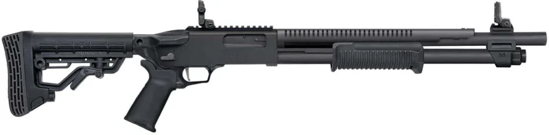 MOSSBERG 590R TACTICAL 12G SHOTGUN 18.5" MOE FOLDING SIGHT, MOE GRIP, 5 POSITION STOCK, 6+1