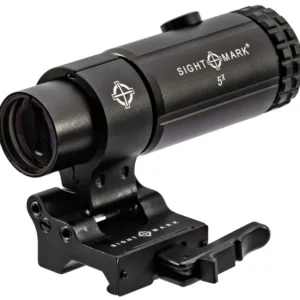 Sightmark SM19064 T-5 Magnifier 5X  with Flip to Side Mount Matte Black 5 x 23 mm