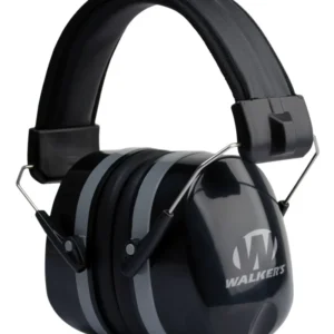 Walker's GWPEXFM5 Premium Passive Muff 32 dB Over the Head Black Polymer