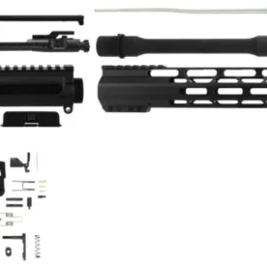 TacFire SSRK556LPK Lower Parts Kit Unassembled Rifle Kit 223 Rem/5.56x45mm NATO AR Platform Aluminum 1/2"-28 tpi