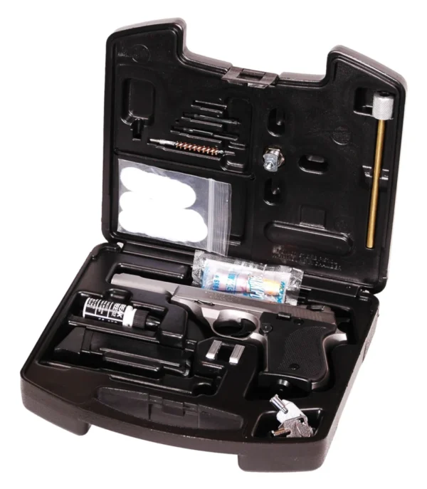 Phoenix Arms DRM2ANB HP Deluxe Range Kit 22 LR 10+1 3"/5" Vent Rib Barrels, Satin Nickel Serrated Slide & Steel Frame, Black Polymer Grip Includes Locking Case