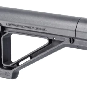 Magpul MAG480-GRY MOE Carbine Stock Fixed Stealth Gray Synthetic for  AR-15, M16, M4 with Mil-Spec Tube (Tube Not Included)