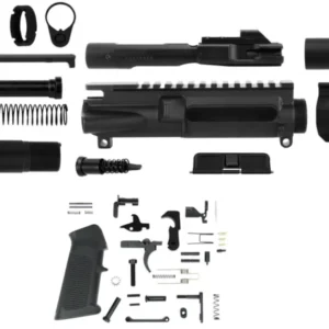 TacFire SSPK9MMLPK4K AR Build Kit KeyMod 9mm Luger Black Steel