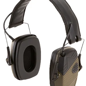 Allen 2256 Shotwave Lo-Profile Muff Polymer 23 dB Black/Green Adult