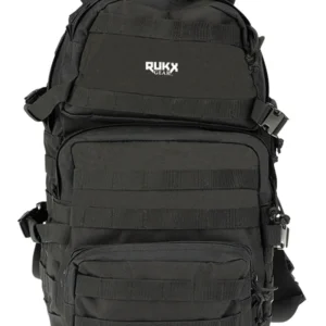 Rukx Gear ATICT3DB Tactical 3 Day Black 600D Polyester