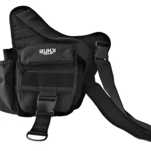Rukx Gear ATICTSBB Sling Bag  Black 600D Polyester Single Strap
