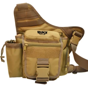 Rukx Gear ATICTSBT Sling Bag Tan 600D Polyester Single Strap