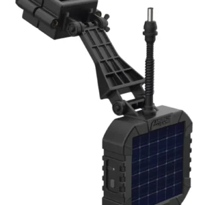 American Hunter AHSLR Power Solar Panel Fits XD-Pro/XDE-Pro/Econ Feeder Kits 6V Internal Rechargeable Li-ion Battery Black