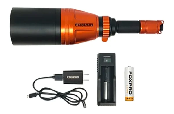 Foxpro GUNFIRE Gun Fire  Orange/Black Metal Red/Green/White Filter