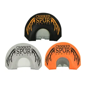Foxpro CSMCOMBO Crooked Spur Combo Pack Diaphragm Call Double/3.5 Reed Turkey Sounds Attracts Turkeys Black/Orange/White 3 Piece