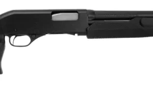 Stevens 23247 320 Security 20 Gauge 3" 5+1 18.50" Matte Black Chrome Lined Barrel, Fixed Thumbhole Stock, Bead Sight