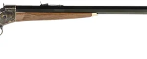 Taylors & Company 210164 Rolling Block John Bodine 45-70 Gov 1rd 34" Blued Octagon Barrel, Color Case Hardened Steel Receiver, Walnut/ Fixed Pistol Grip Stock, Right Hand