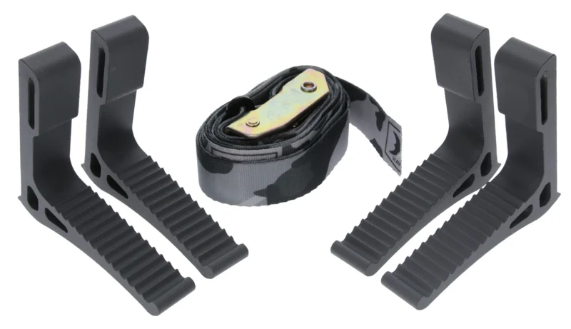 Hawk HWKSTP4PK Monkey Bar Steps Black Aluminum 4 Pack