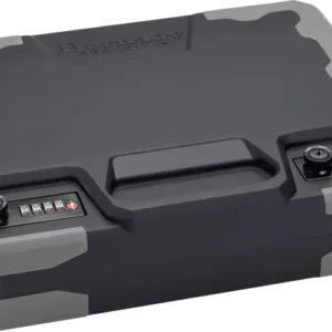Hornady 95260 TrekLite Lock Box XXL Combination Key Entry Black Holds 2 Handguns Polycarbonate