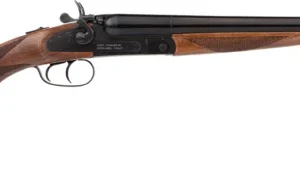 Rock Island 12RSS24 Side By Side  Full Size 12 Gauge 3" 2rd 24" Barrel, Black Anodized Metal Finish & Walnut Stock Right Hand