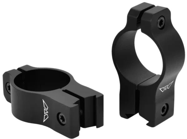 Warne V422M Rimfire Rings Vapor Matte Black 1" High 0 MOA