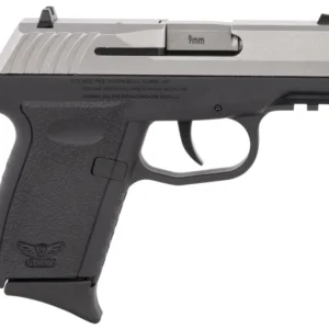 SCCY Industries CPX-2TTBKG3 CPX-2 Gen3 9mm Luger Caliber with 3.10" Barrel, 10+1 Capacity, Black Finish Picatinny Rail Frame, Serrated Stainless Steel Slide, Polymer Grip & No Manual Thumb Safety
