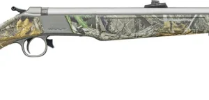CVA PR2118S Wolf V2 50 Cal 209 Primer 24" Matte Stainless Steel Barrel, Drilled & Tapped Stainless Steel Receiver, Fixed Realtree Edge Synthetic Stock