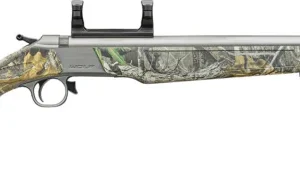 CVA PR2118SM Wolf V2 50 Cal 209 Primer 24" Matte Stainless Steel Barrel, Stainless Steel Receiver w/DuraSight Rail, Fixed Realtree Edge Synthetic Stock