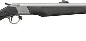 CVA PR2117SVP Wolf V2 50 Cal 209 Primer 24" Matte Stainless Steel Barrel, Drilled & Tapped Stainless Steel Receiver, Fixed Black Synthetic Stock, Williams Fiber Optic Sights