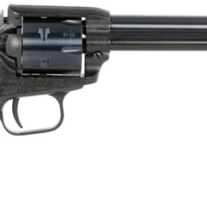 Heritage Mfg RR22B6PG Rough Rider  22 LR 6 Shot, 6.50" Black Steel Barrel, Black Zinc Alloy Frame, Black Cylinder, Black Polymer Grip, Hammer/Thumb Safety, Exposed Hammer