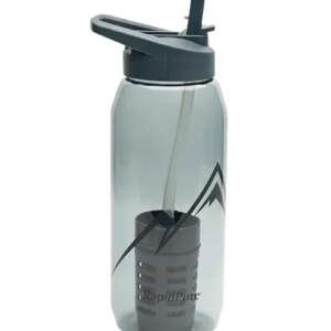 RapidPure 01600123 Purifier + Plastic Bottle 3.5" x 3.5" x 9.5", Includes Ultralight Straw