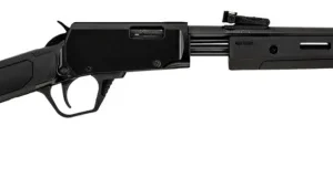 Rossi  Gallery  Pump 22 WMR 12+1 20", Black, Polished Steel Barrel/Rec, Synthetic Stock, Fiber Optic Sights
