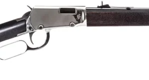 Rossi RL22181WD-NI Rio Bravo  22 LR 15+1 18" Polished Black Barrel, Nickel Rec, Black Hardwood Furniture