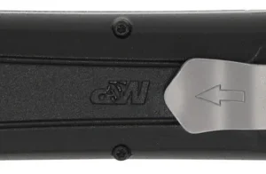 Smith & Wesson Knives 1181878 M&P  3.50" OTF Dagger Plain Satin AUS-8A SS Blade 5.16" Black
