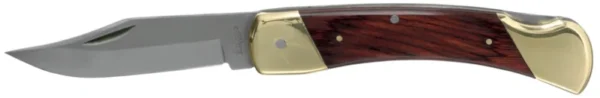 Uncle Henry LB7CP LB7 Bear Paw 3.70" Folding Plain Stainless Steel Blade 5" Includes Sheath