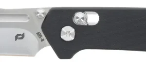 Schrade 1182620 Divergent  3.06" Folding Modified Drop Point Plain Satin AUS-8A SS Blade 4.31" Black G10 Handle