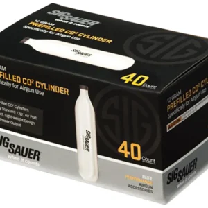 Sig Sauer Airguns AC1240 CO2 Cylinders Cartridges, 12 Grams, 40 Per Box