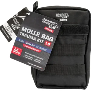 Adventure Medical Kits 20640299 MOLLE Bag Trauma Kit 1.0 Treats Injuries/Illnesses Black