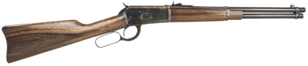 Chiappa Firearms 920337 1892 Trapper Carbine 44 Mag 8+1 16" Blued Barrel, Color Case Hardened Rec, Oiled Walnut Stock, Adjustable Sight