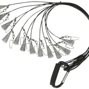 Higdon Outdoors 30328 Battleship Rig  Black 48" Long 12 Pack