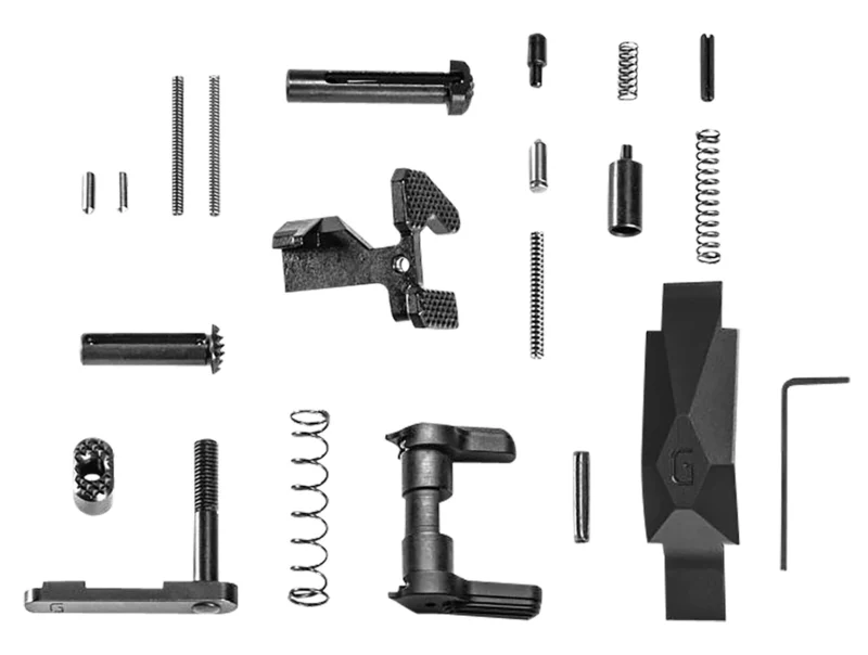 Geissele Automatics Ultra Duty Lower Parts Kit Black, Ambi Safety, Oversized Bolt Release/Catch for AR-15