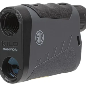Sig Sauer Electro-Optics SOKCN606 Kilo Canyon Monocular Laser Rangefinder Black/Gray Black Rubber Armor 6x22mm 3000 yds Max Distance LED Display
