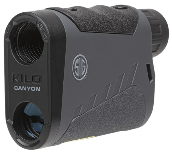 Sig Sauer Electro-Optics SOKCN606 Kilo Canyon Monocular Laser Rangefinder Black/Gray Black Rubber Armor 6x22mm 3000 yds Max Distance LED Display