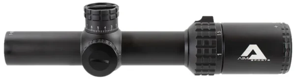 Aim Sports  Alpha 6  Black Anodized 1-6x 24mm CQ1-MOA Reticle