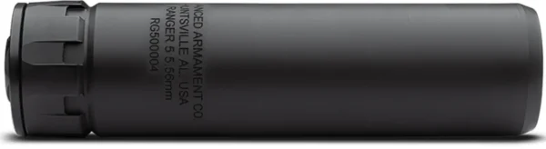 ADVANCED ARMAMENT COMPANY 65005 Ranger 5  22 Cal (5.56mm) Black Stainless Steel/Inconel, 1/2"-28 tpi DT Mount