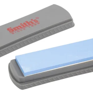 Smiths Products 51314 DualGrit Double-Sided Whetstone 6" Grit Sharpener Medium Gray