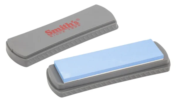 Smiths Products 51314 DualGrit Double-Sided Whetstone 6" Grit Sharpener Medium Gray