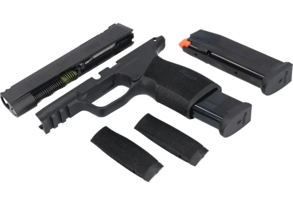Sig Sauer 8901443 P365-XMACRO Caliber Exchange Kit 9mm Luger 3.10" 17+1 (2) Black Optic Cut Slide Polymer Picatinny Rail Frame X-Ray 3 Sights for All Sig P365 Models