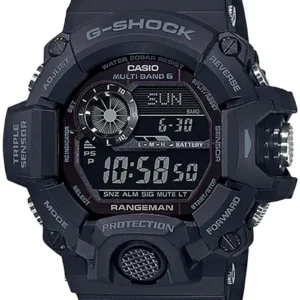 G-shock/vlc Distribution GW94001B G-Shock Tactical Rangeman Keep Time Blackout Size 145-215mm Features Digital Compass