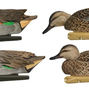 Avian X AVXAVX8081 Topflight Green Winged Teal Floating Multi-Color - 6 Pack