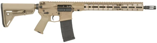 Aero Precision APCR640441 M4E1  5.56x45mm NATO 30+1 16" Mid-Length Barrel, FDE, 15" R-ONE M-LOK Handguard, Magpul Grip/SL Carbine Stock, Ambi Charging Handle/Safety