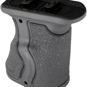 FAB Defense FXGRADMB Gradus Ergonomic Forward Grip Angled, Black Polymer with Rubber Overmold, Fits M-Lok Rail