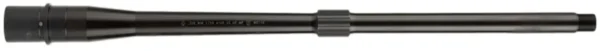 Ballistic Advantage BABL308021PQ Premium Series  308 Win 18" Threaded Hanson Profile, Midlength with Low Pro Gas Block, Black QPQ 4150 Chrome Moly Vanadium Steel, Fits AR-10